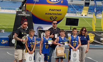 I MIEJSCE  W TURNIEJU 3X3 NA STADIONIE ŚLĄSKIM